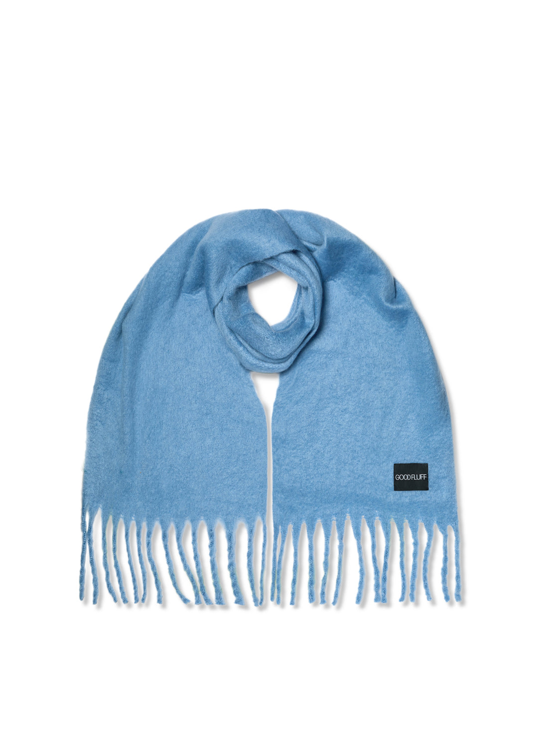 Good Fluff Chunky Scarf - Smoky Blue