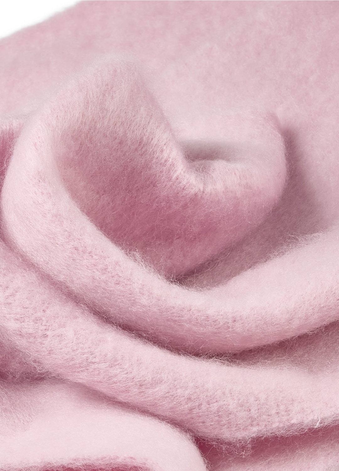 Close-up of pink fabric with a soft texture