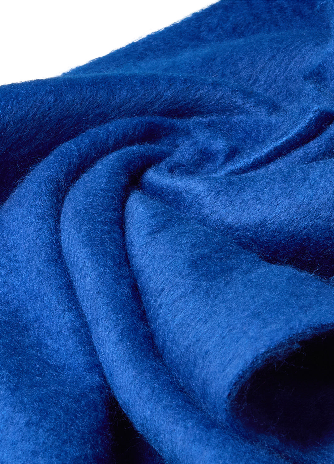 Close-up of blue fabric texture