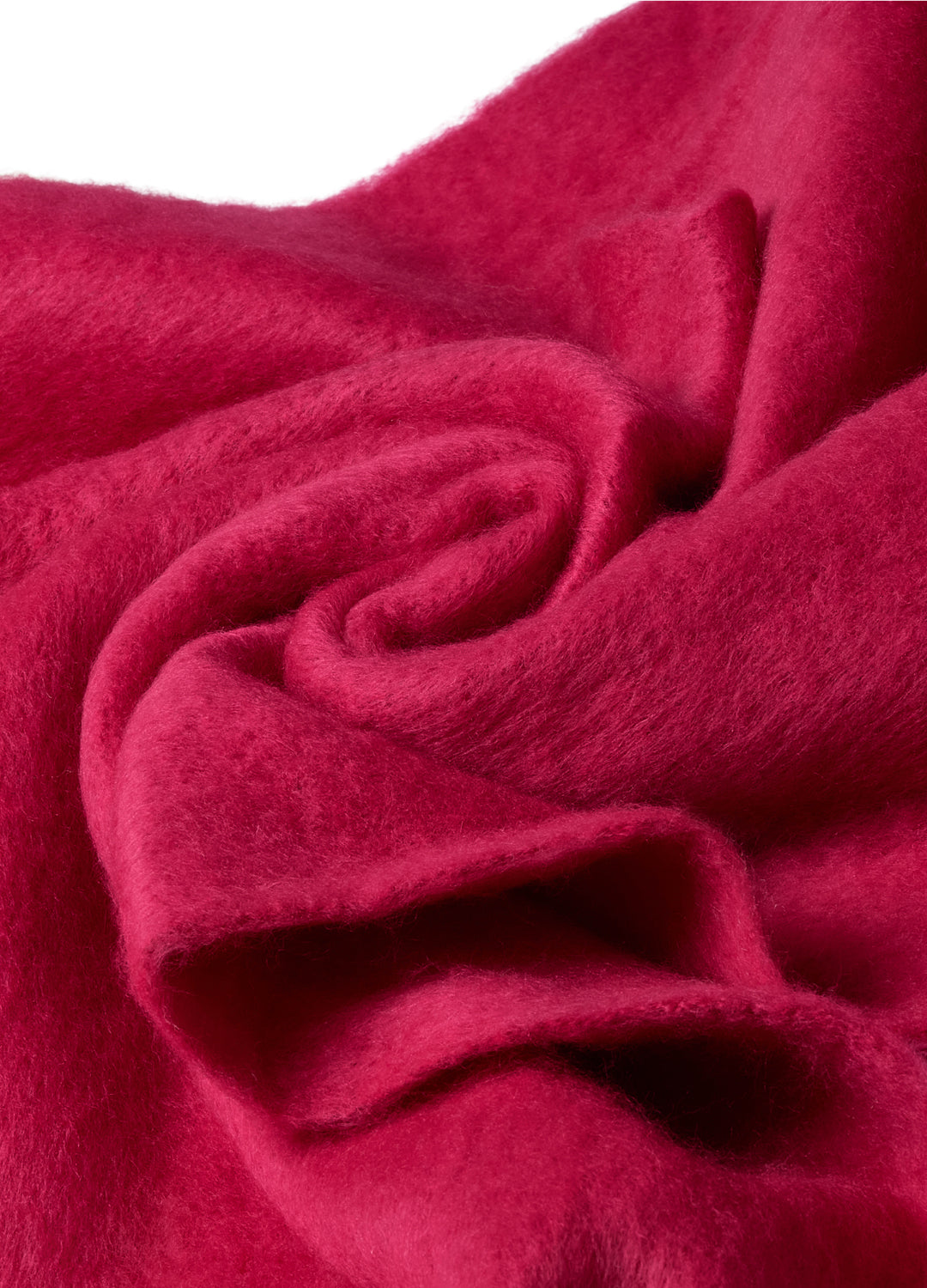 Close-up of a pink red fabric texture