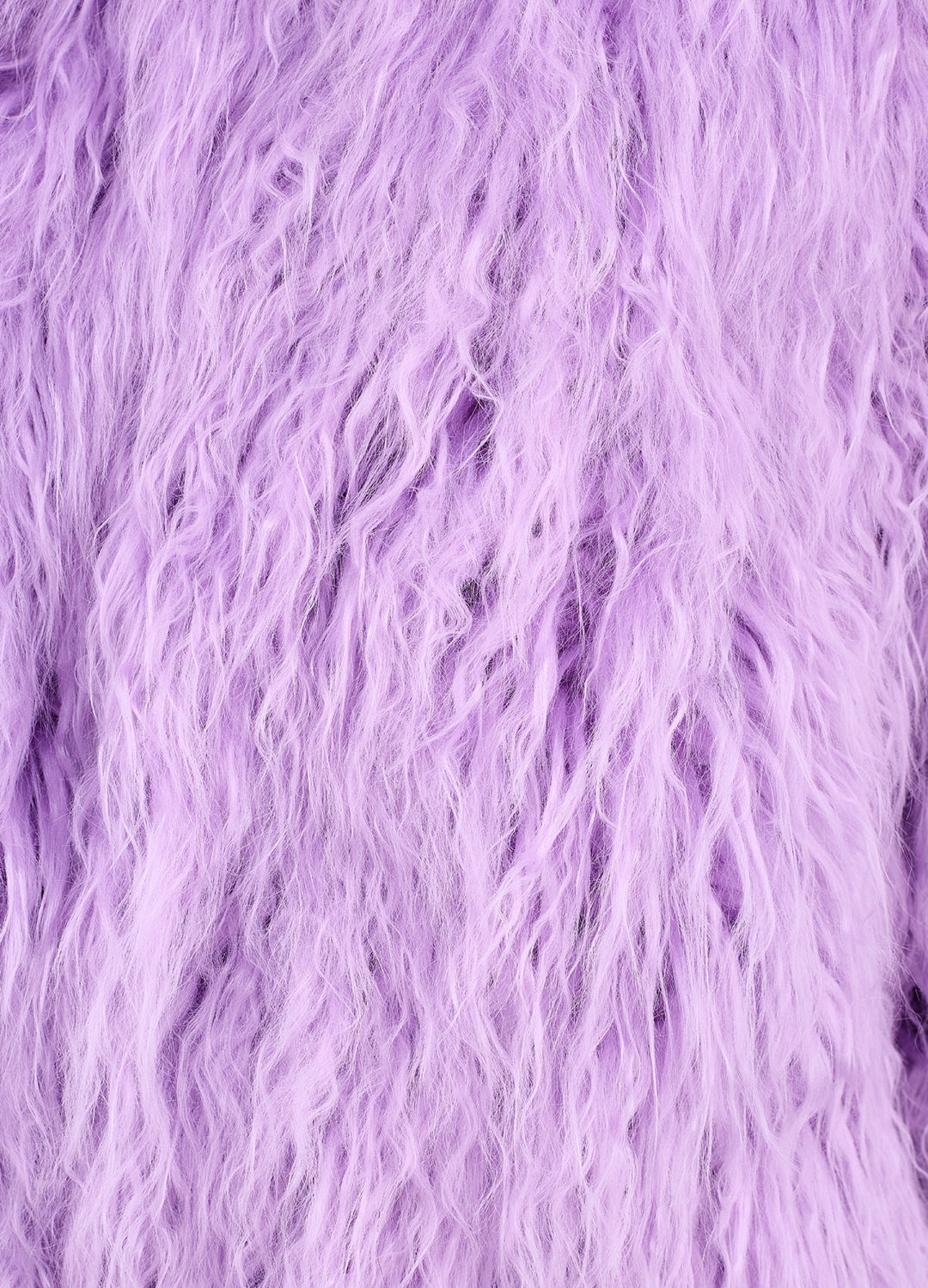 Good Fluff Faux Mongolian Jacket - Lavender