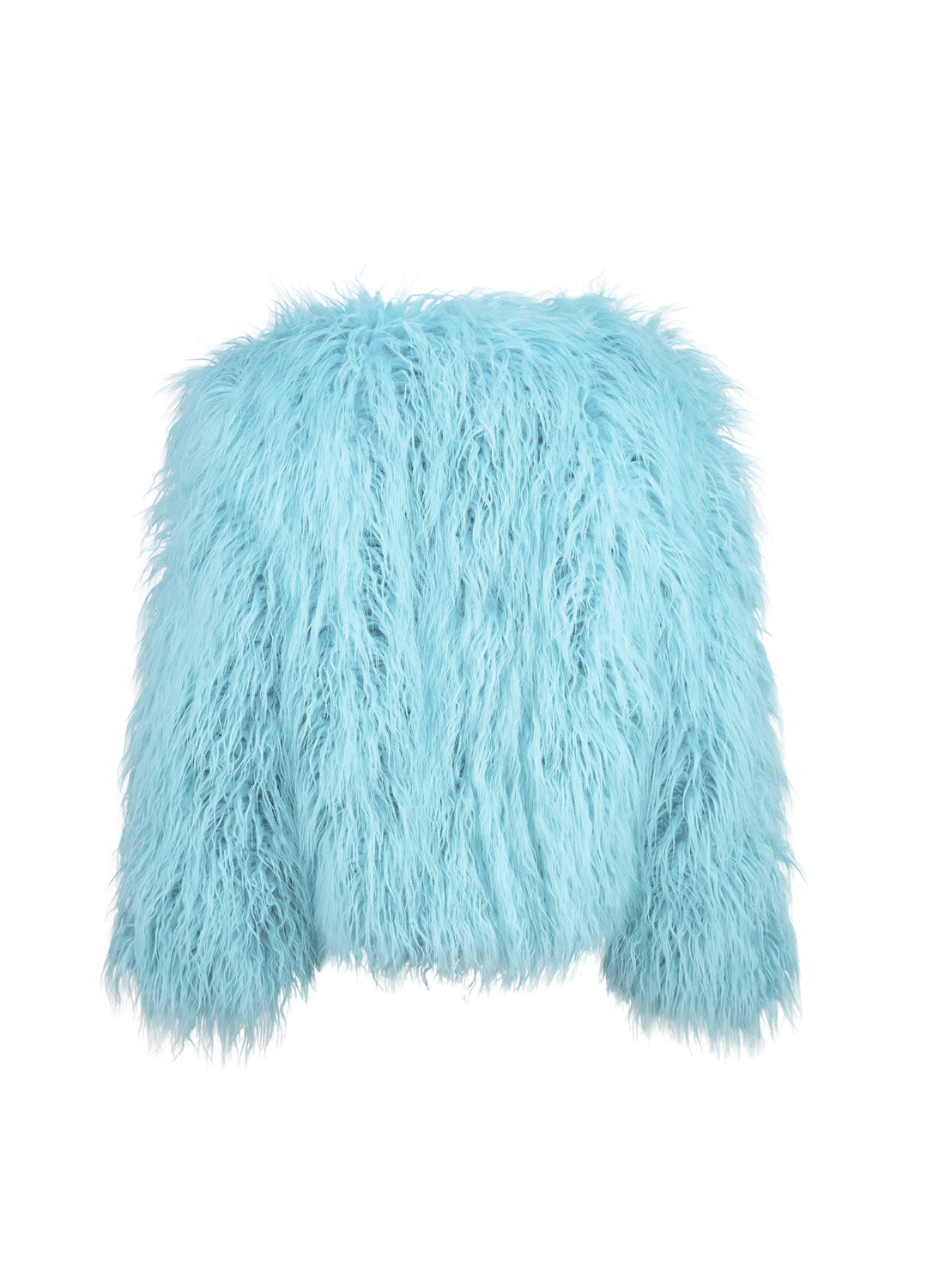 Good Fluff Faux Mongolian Jacket - Mint