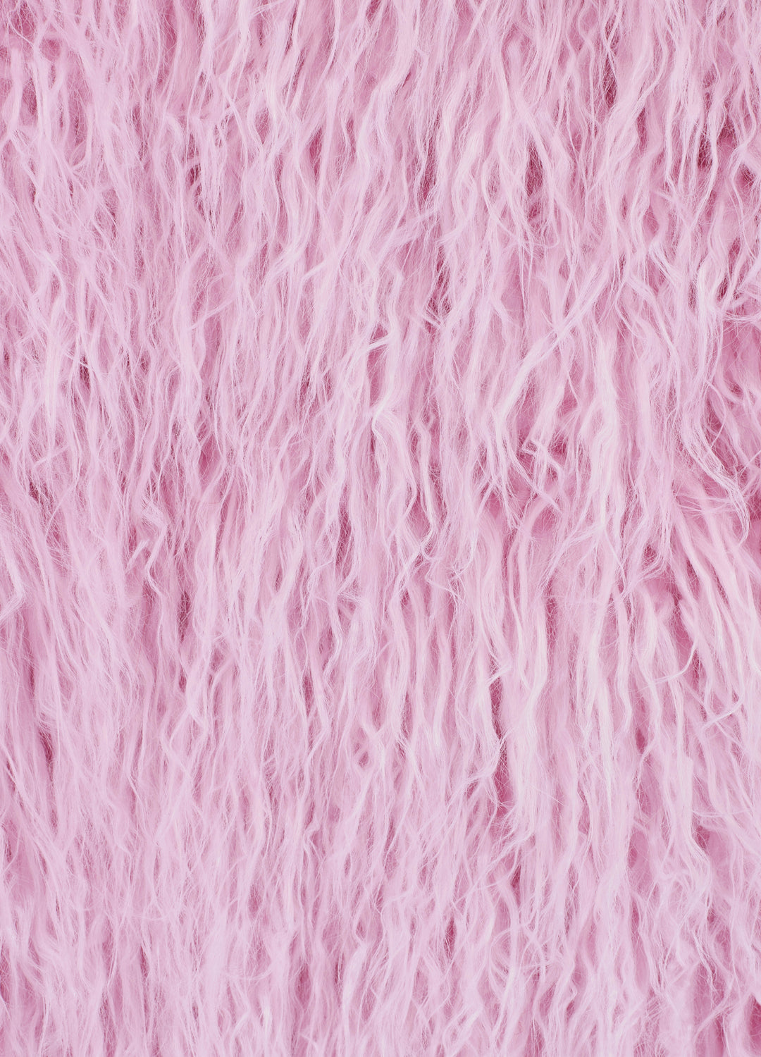 Good Fluff Faux Mongolian Jacket - Pink Frost