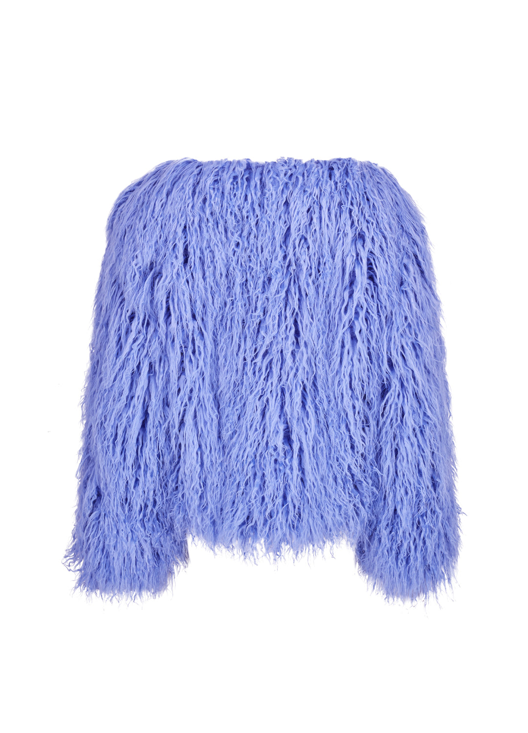 Good Fluff Faux Mongolian Jacket - Violet