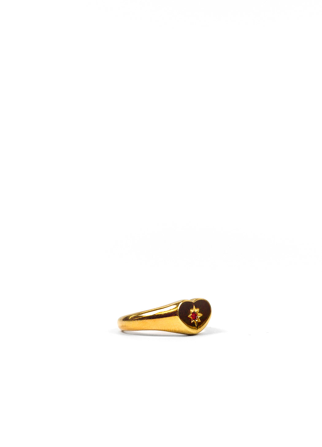 Gold This Heart Of Mine Heart Signet Ring
