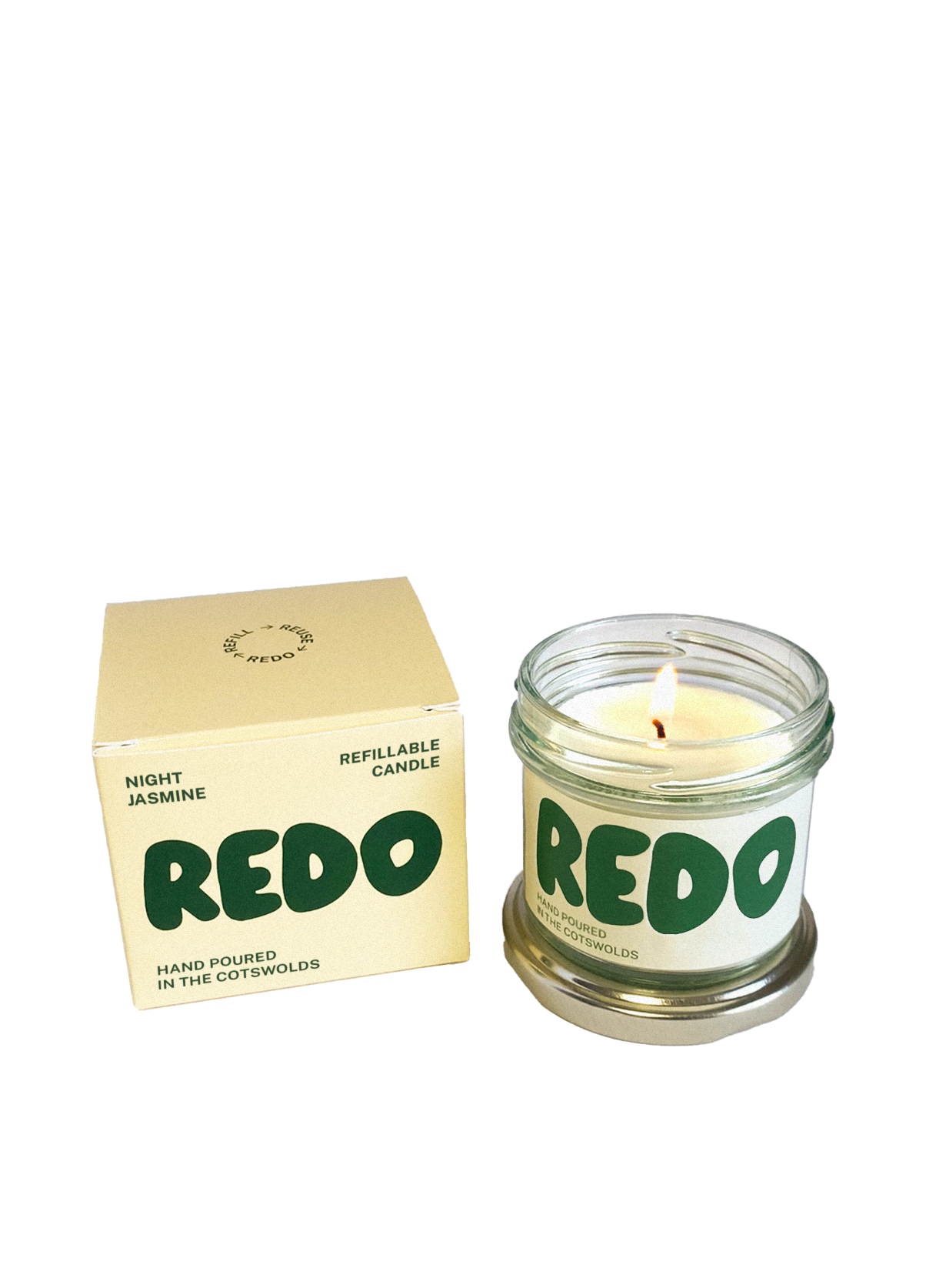 Redo Candle Co. Jasmine, Bergamot, Neroli