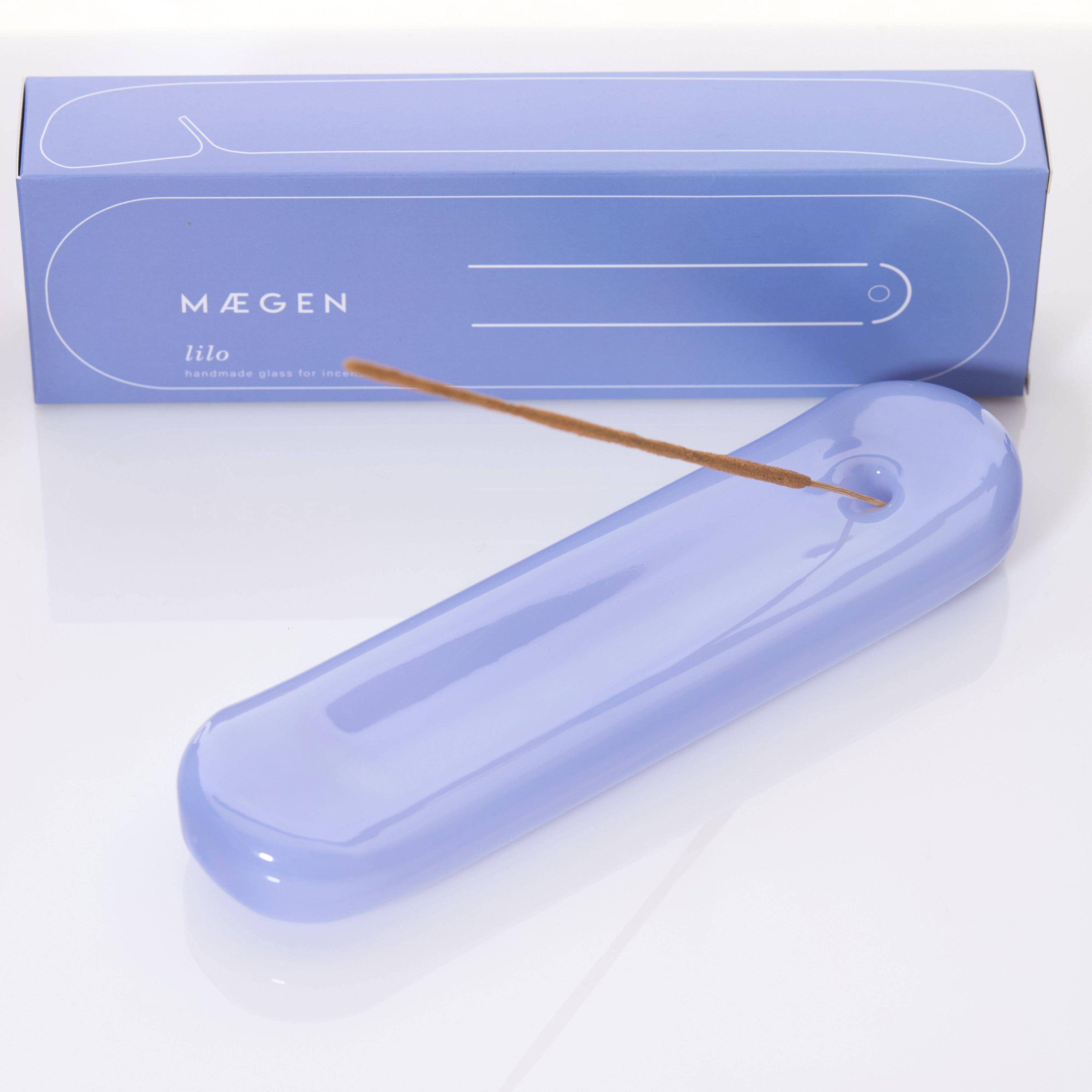 Maegen Lilo Incense Holders - Milky Blue