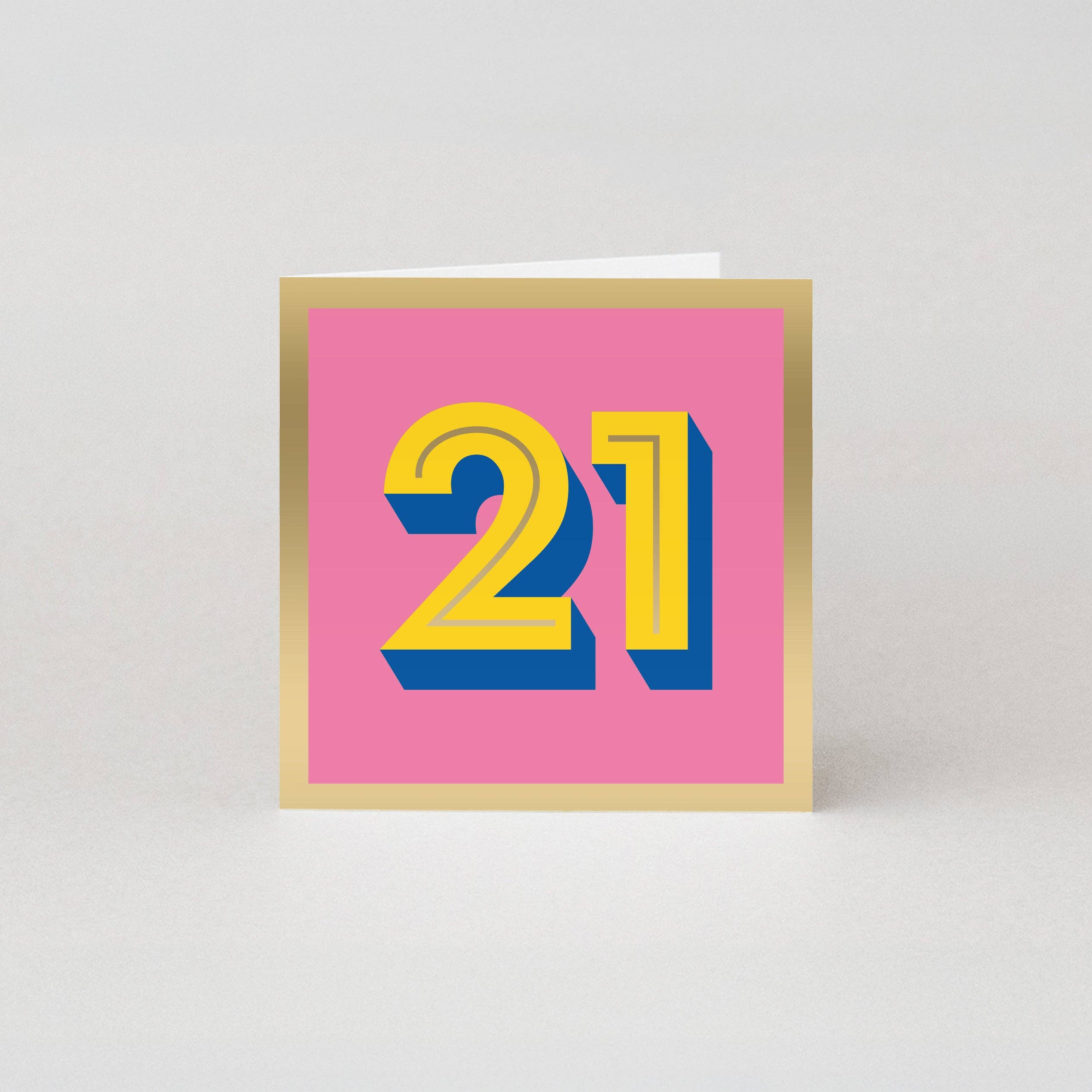 21st Birthday Card