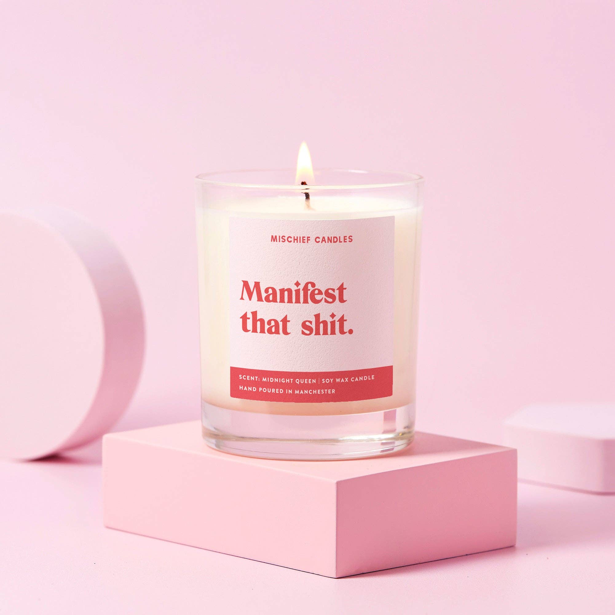 'Manifest That Shit' Scented Soy Wax Candle