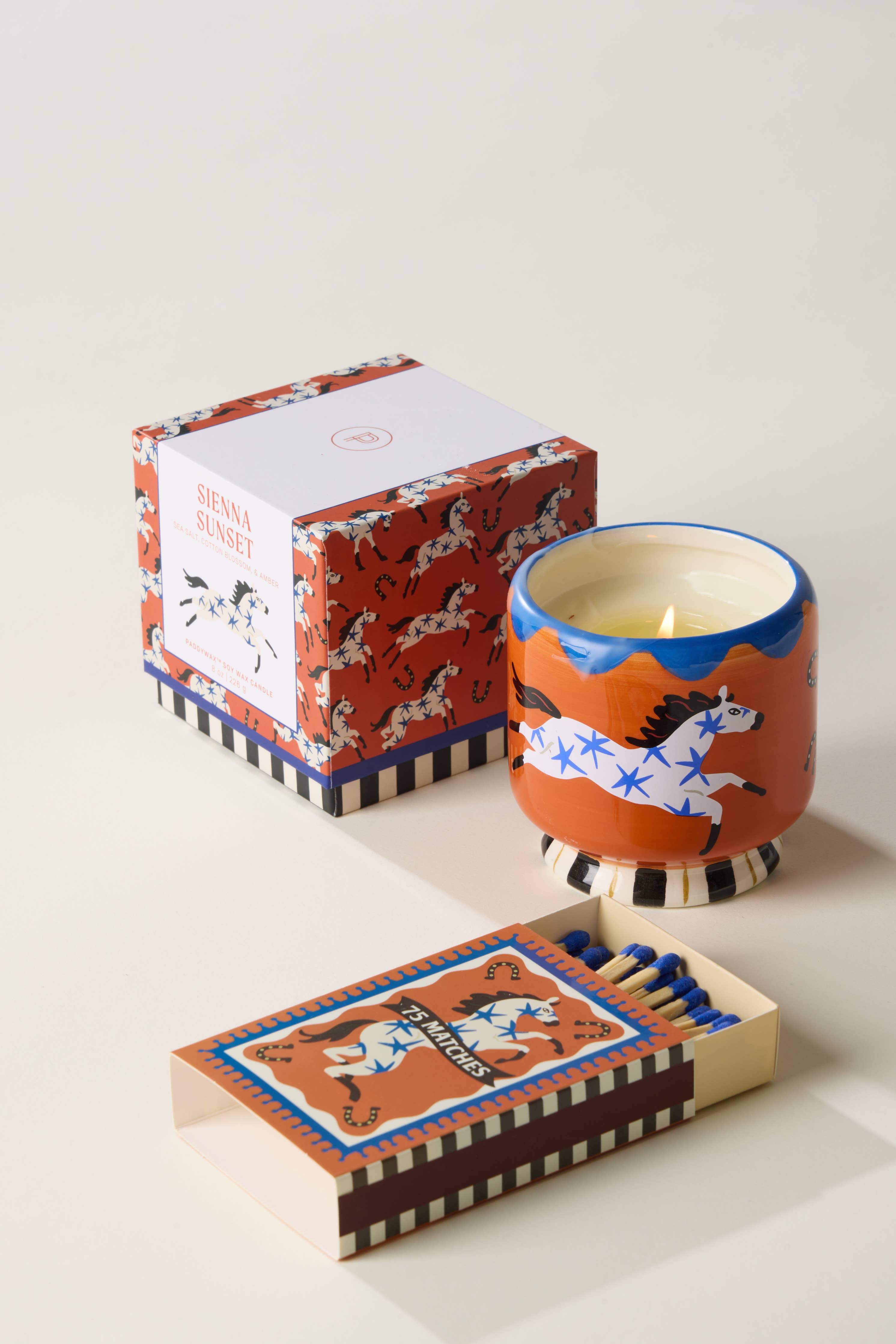 Ceramic Candle - Sienna Sunset