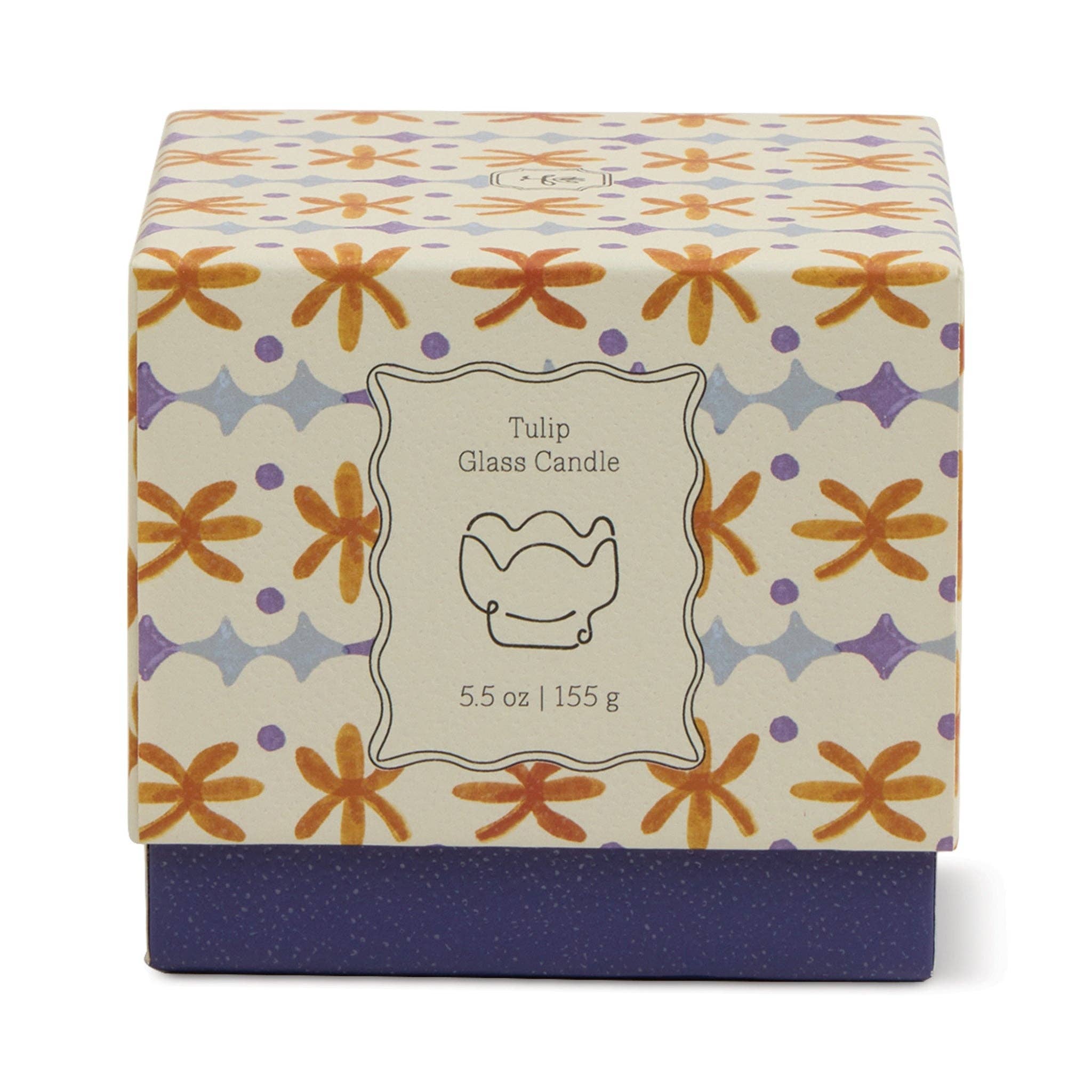 Paddywax Garden & Grove Soy Wax Tulip Glass Candle