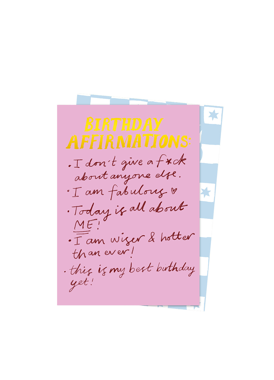 Eleanor Bowmer 'Birthday Affirmations' Card
