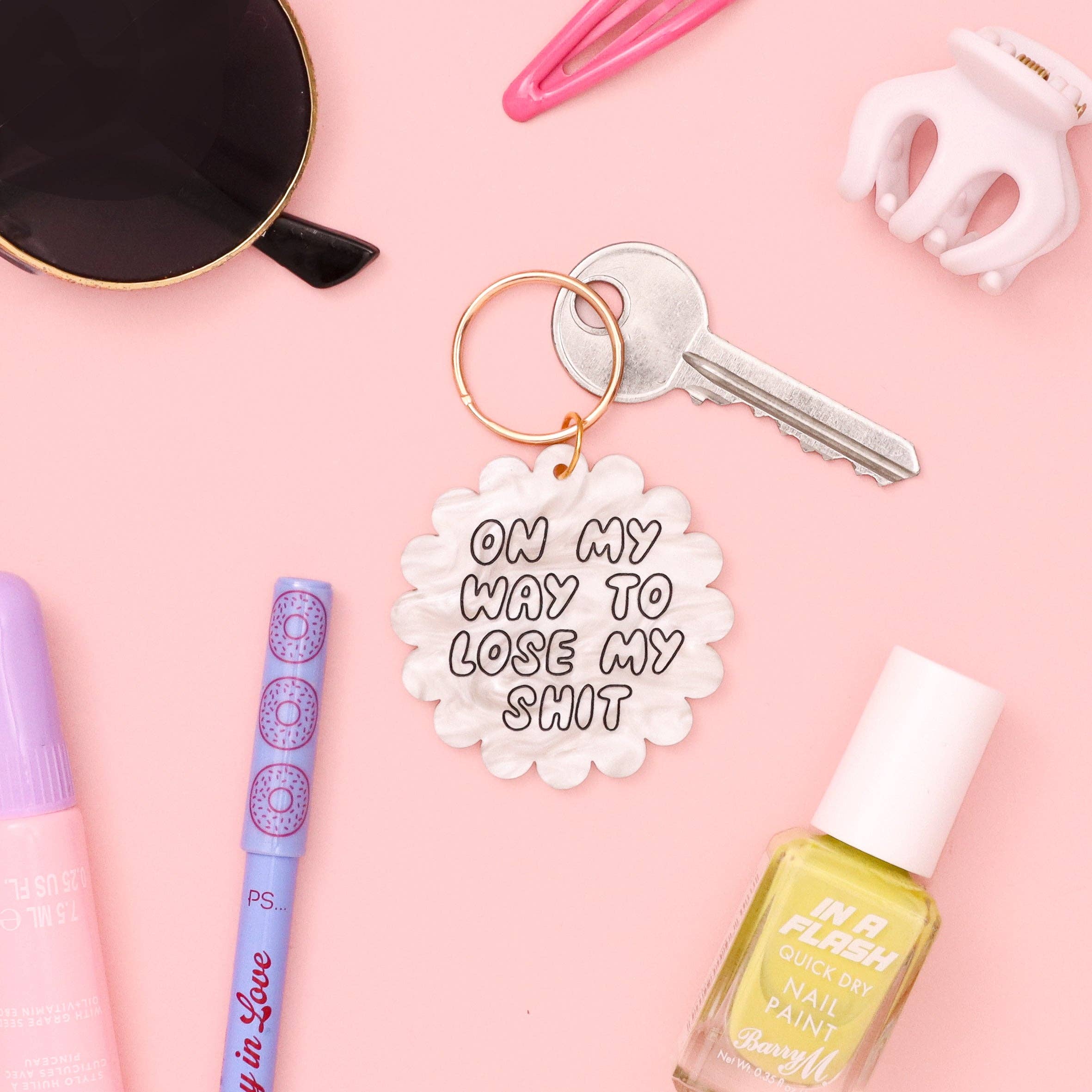 'On my way to lose my sh*t' Keytag