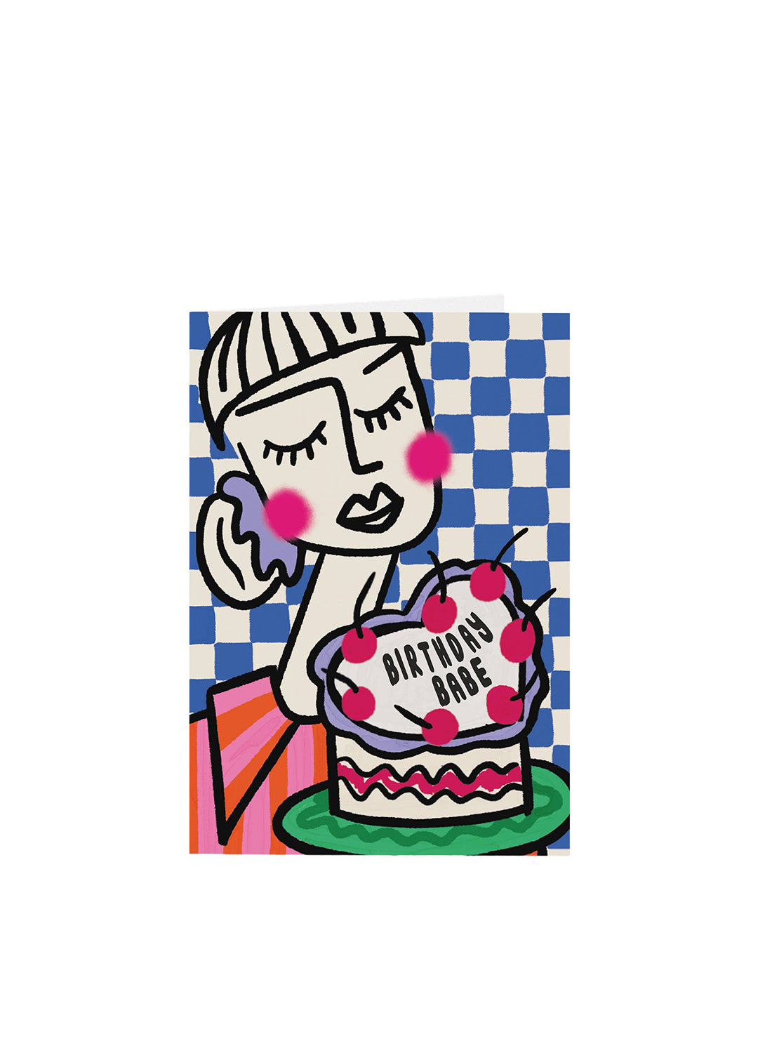 Birthday Babe Greeting Card