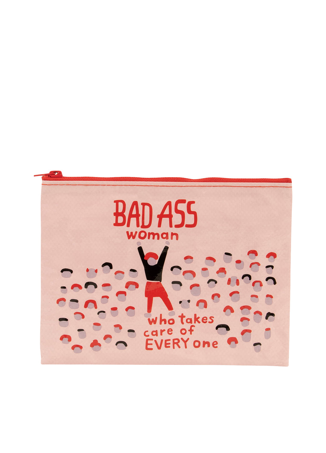 'Bad Ass Woman' Zipper Pouch