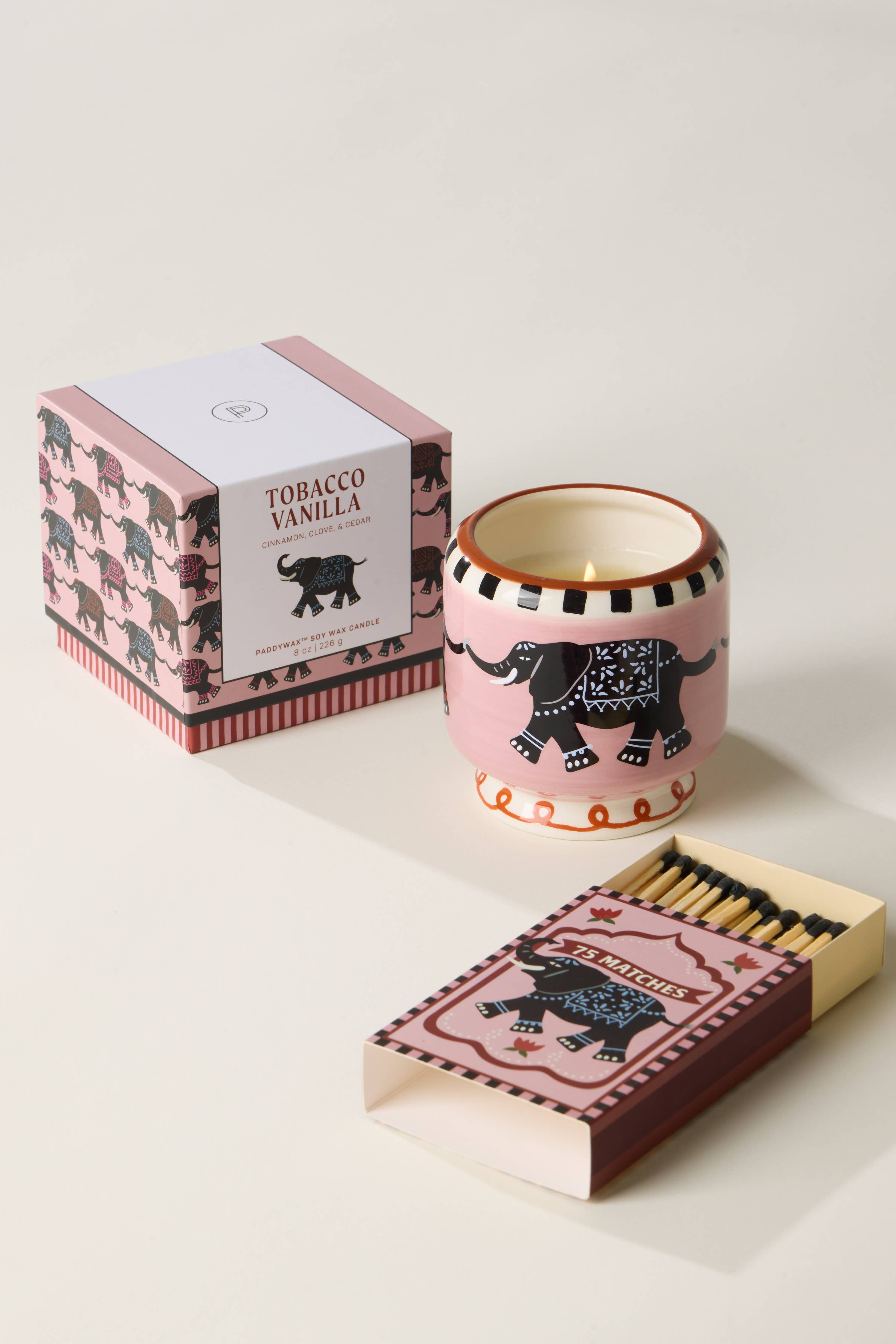 Ceramic Candle - Tobacco Vanilla