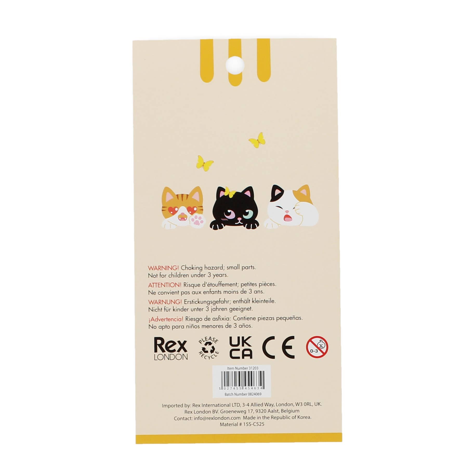 3D stickers - Quirky Cats