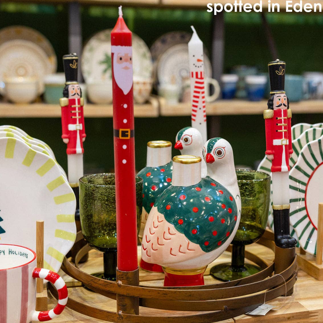 Bird Ceramic Candle Holder