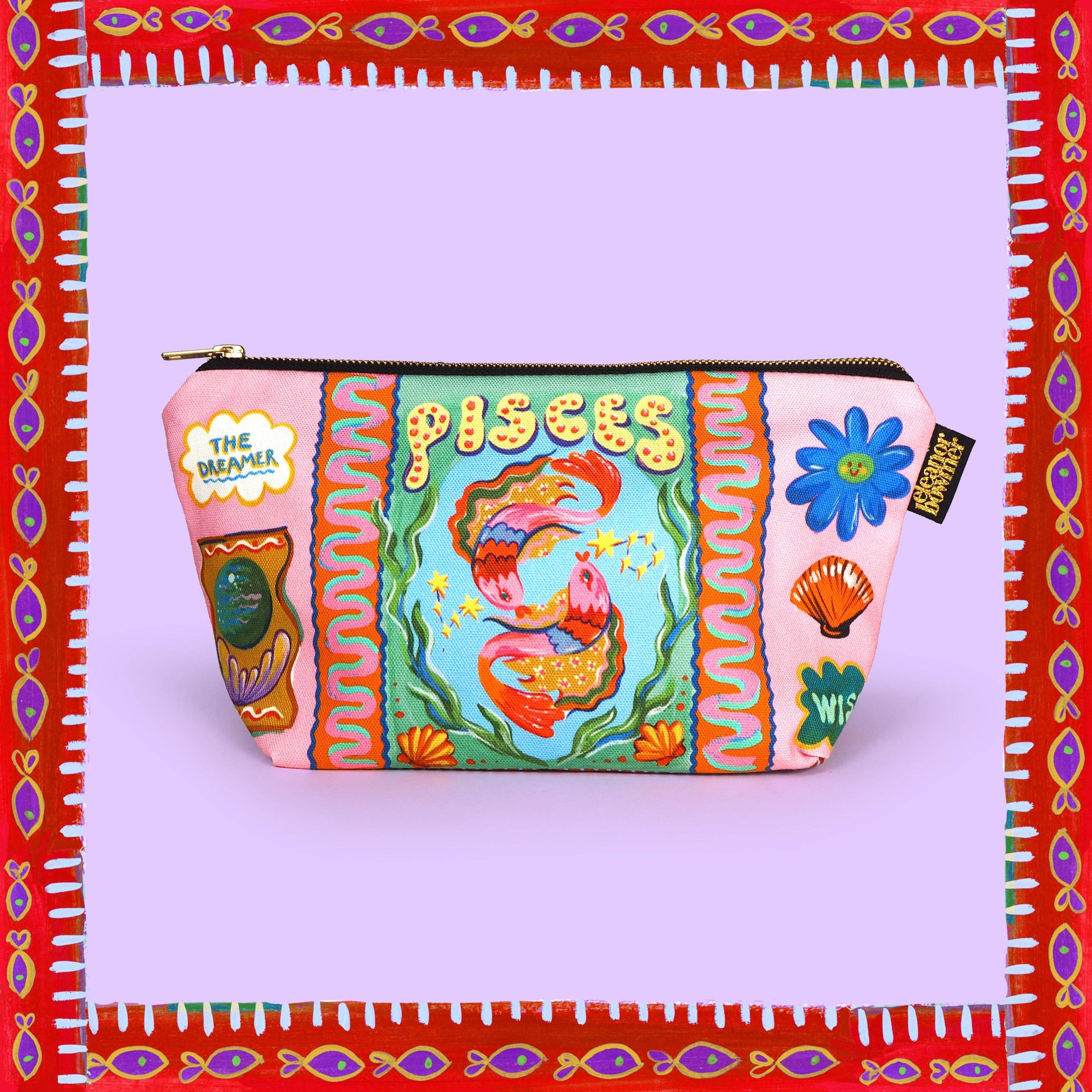 Eleanor Bowmer Zodiac Zip Bag - Pisces
