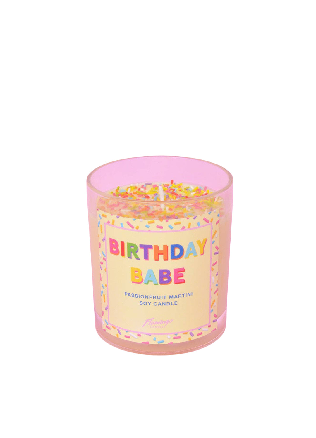 Passionfruit Martini 'Birthday Babe' Soy Sprinkle Candle