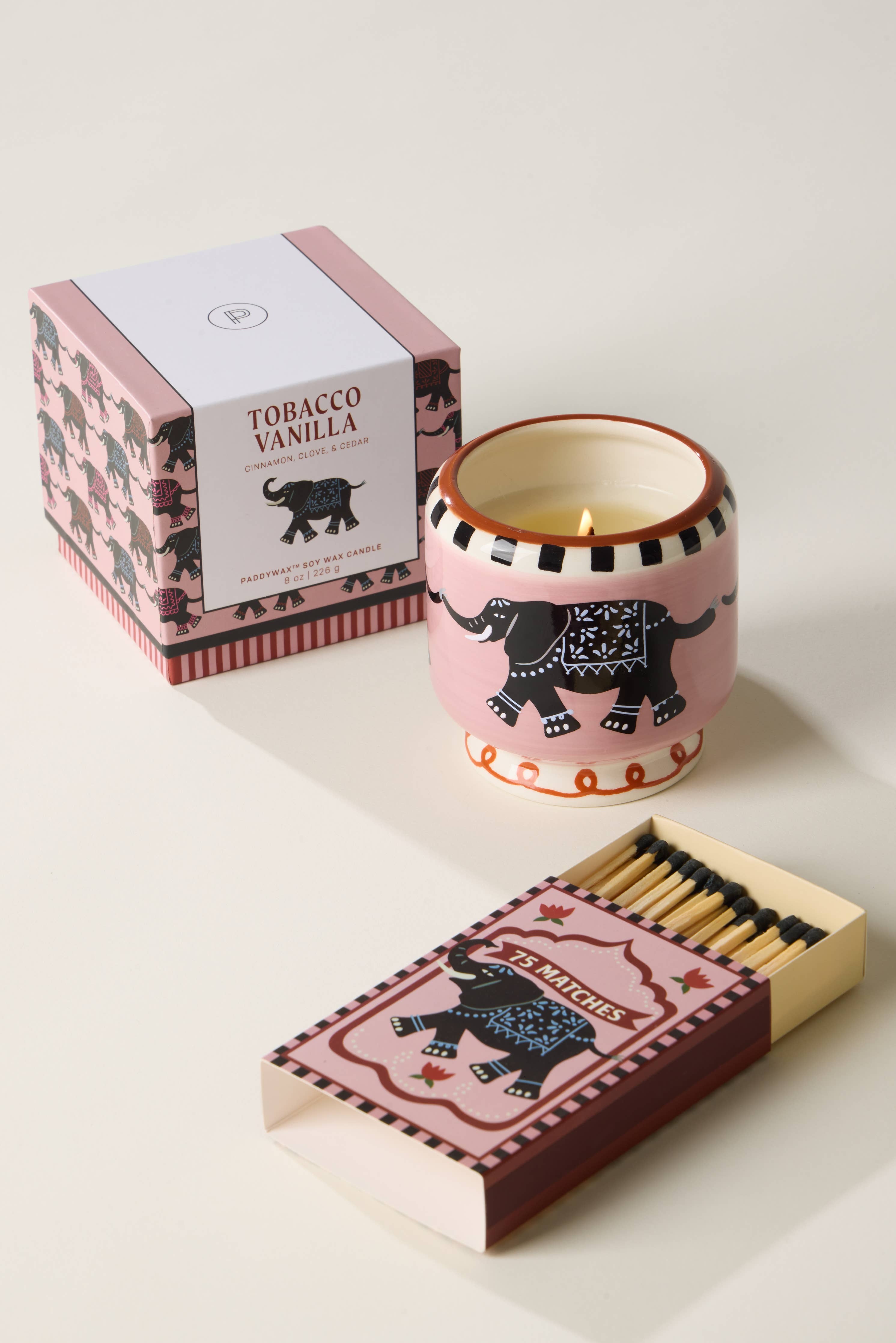 Ceramic Candle - Tobacco Vanilla