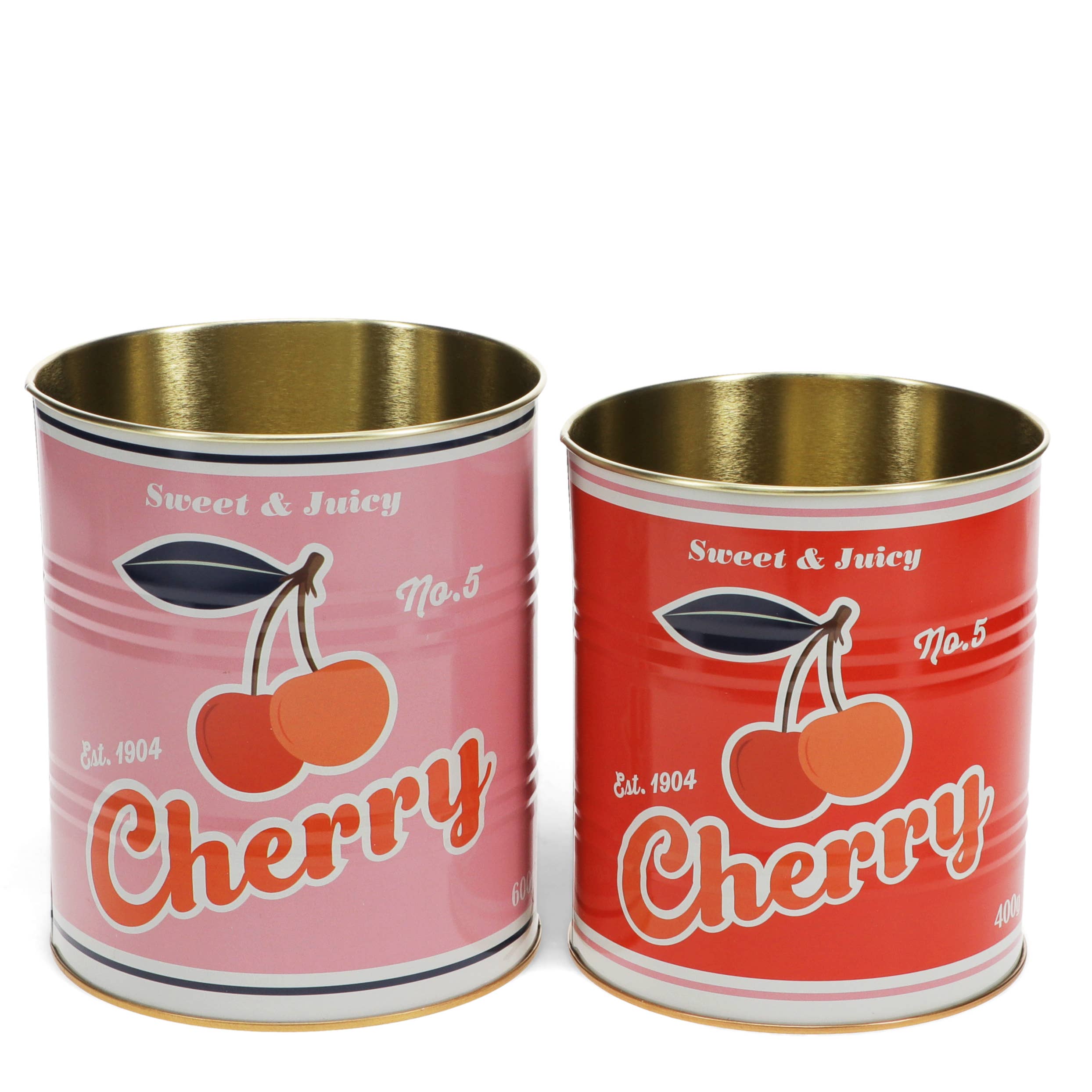 Medium storage tins - Cherry