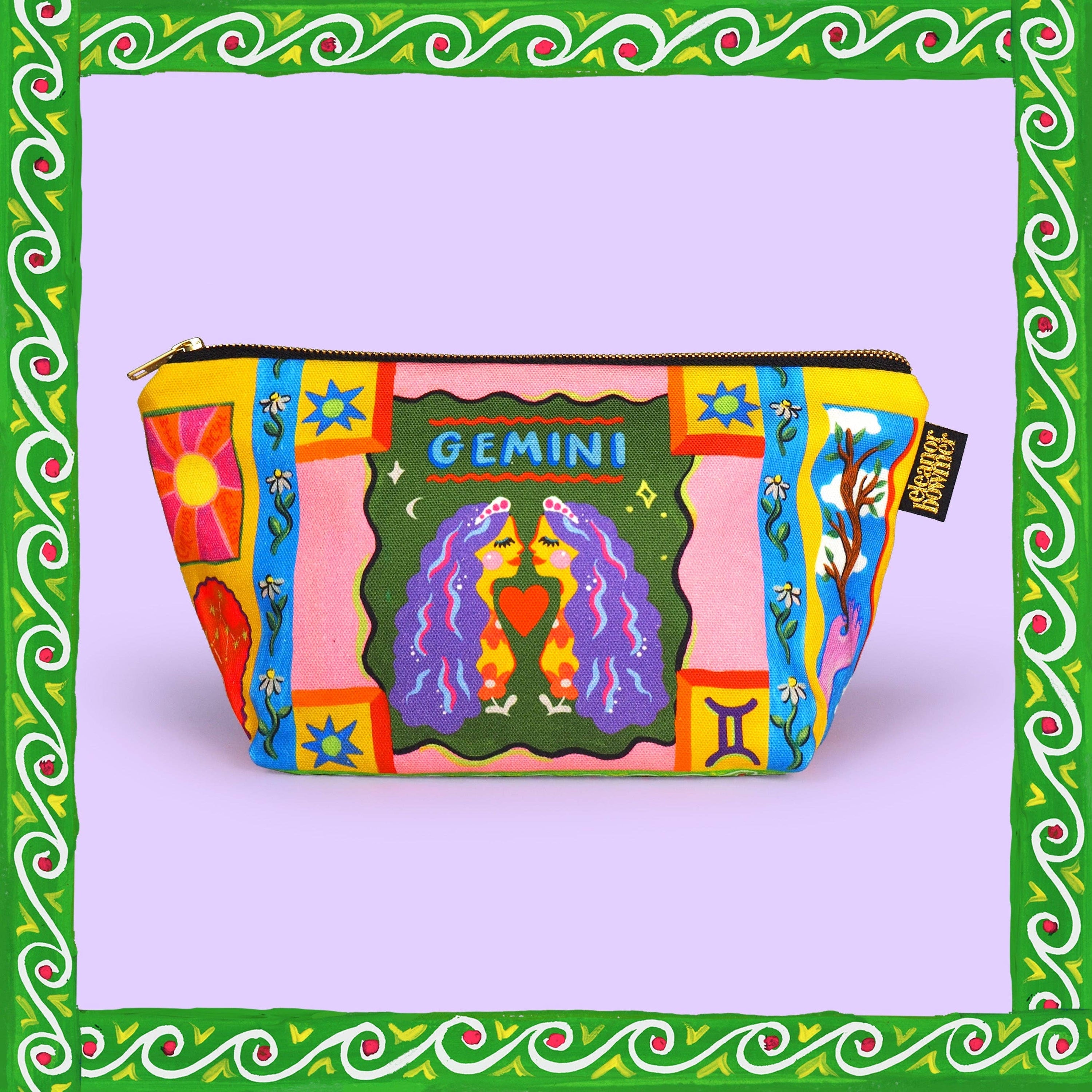 Eleanor Bowmer Zodiac Zip Bag - Gemini