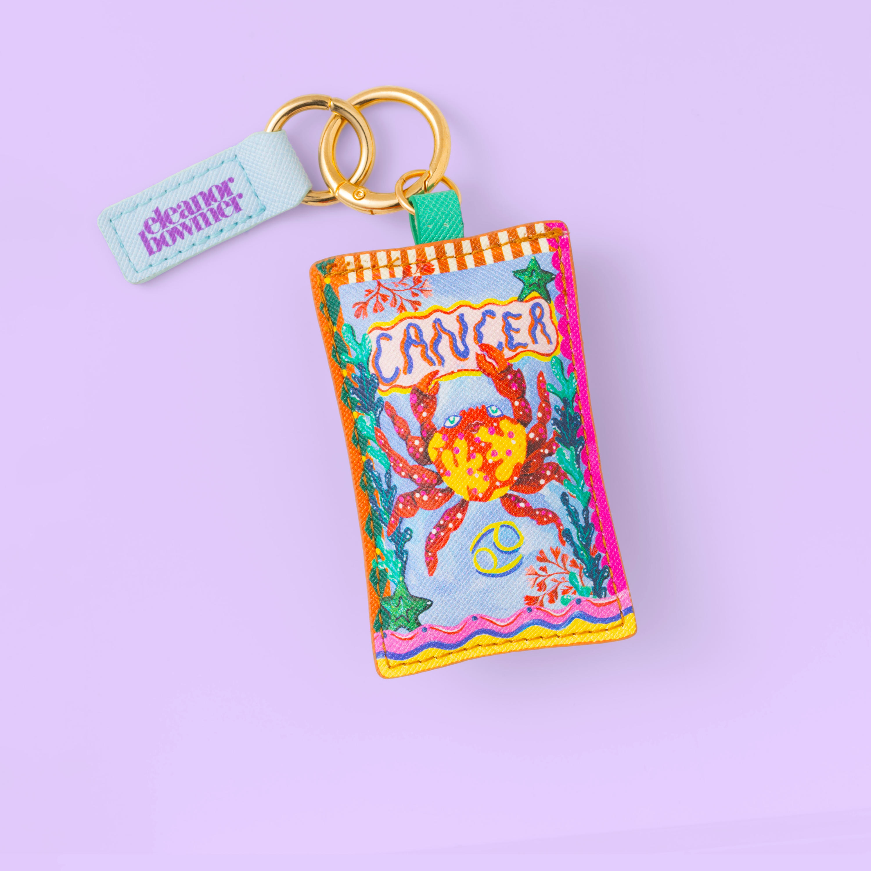 Eleanor Bowmer Zodiac Keyring - Cancer