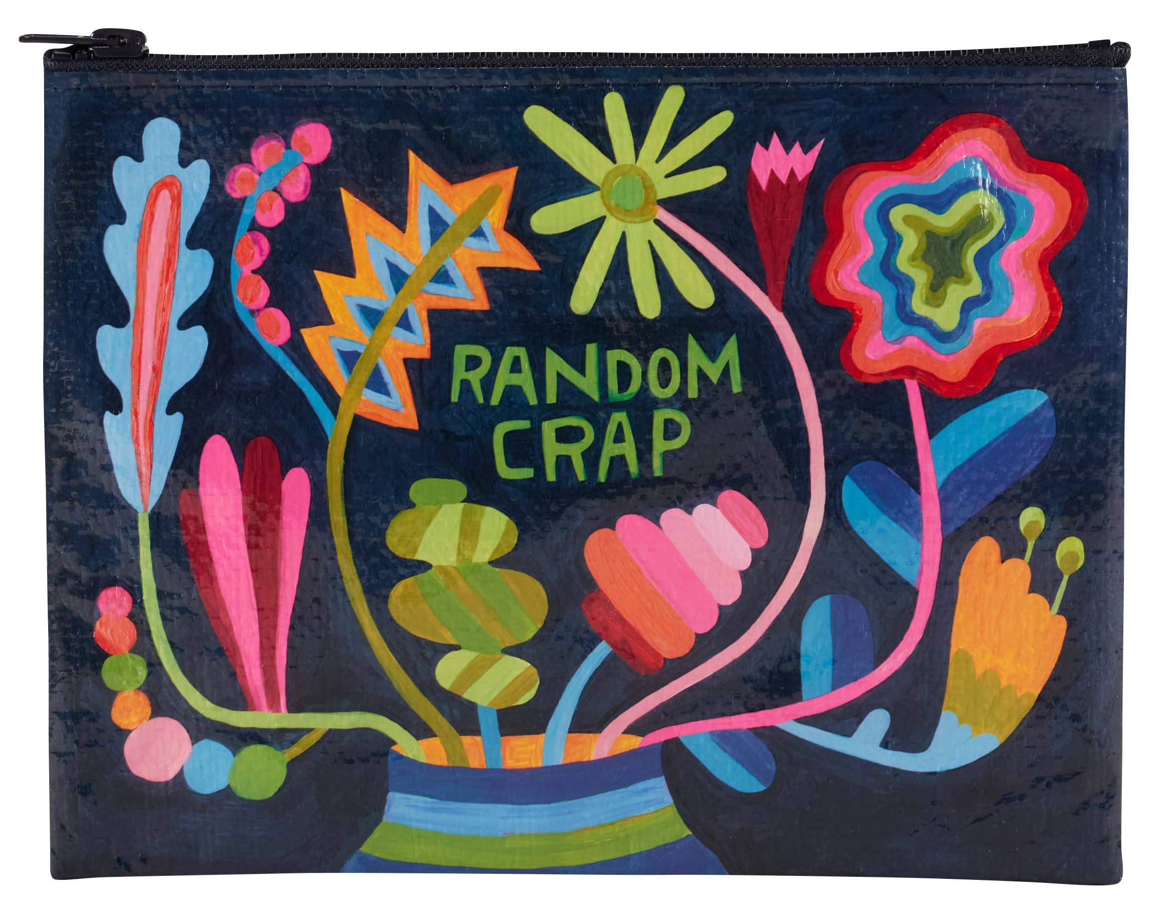 'Random Crap' Zipper Pouch