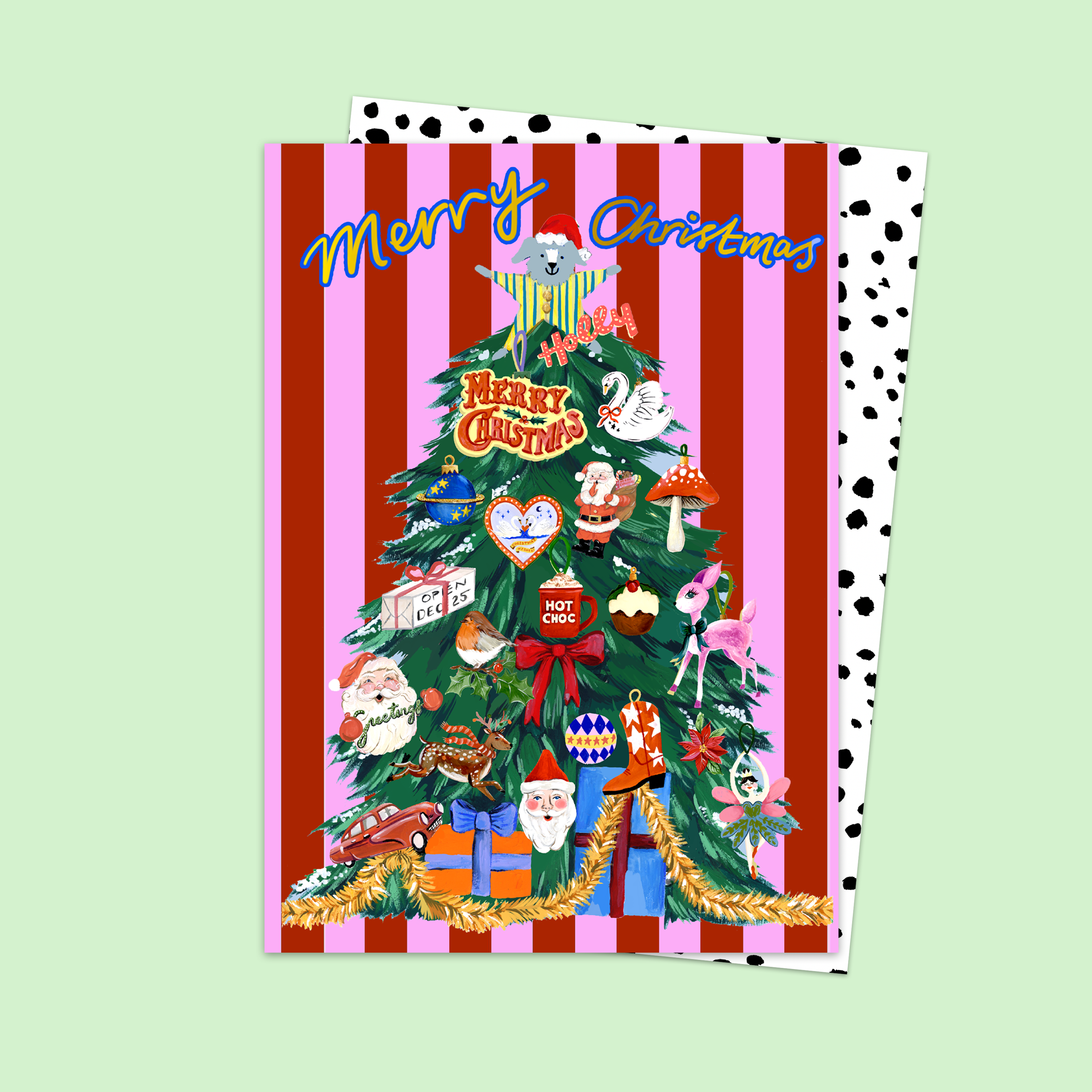 Eleanor Bowmer Card - Merry Christmas Tree
