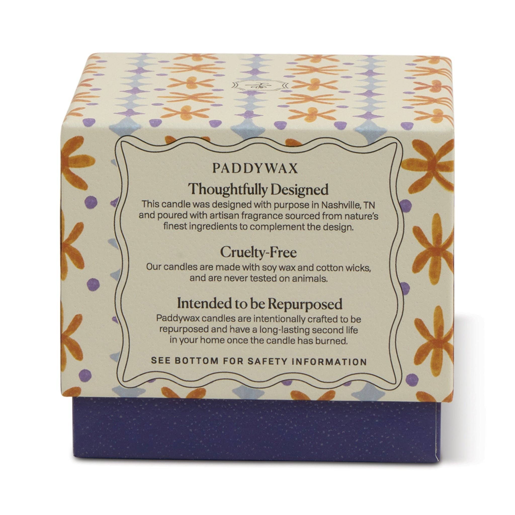 Paddywax Garden & Grove Soy Wax Tulip Glass Candle