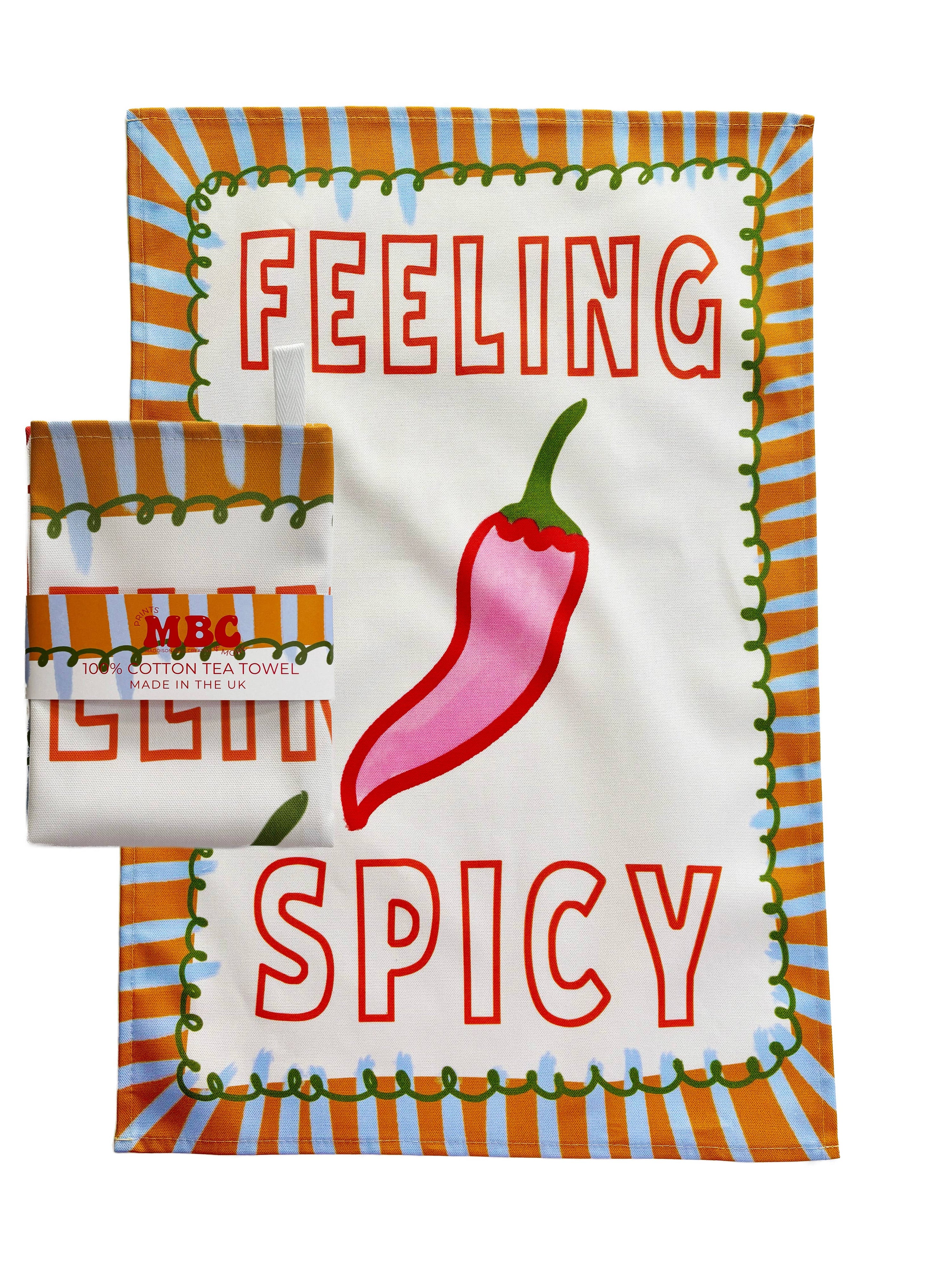 'Feeling Spicy' Tea Towel
