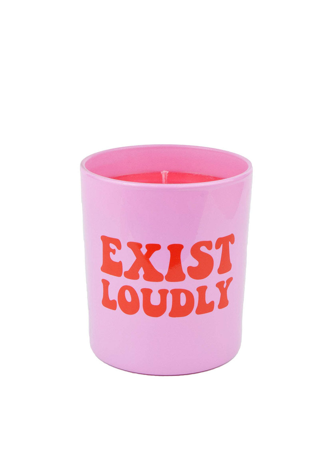 'Blueberry Cheesecake Exist Loudly Pink & Red' Candle