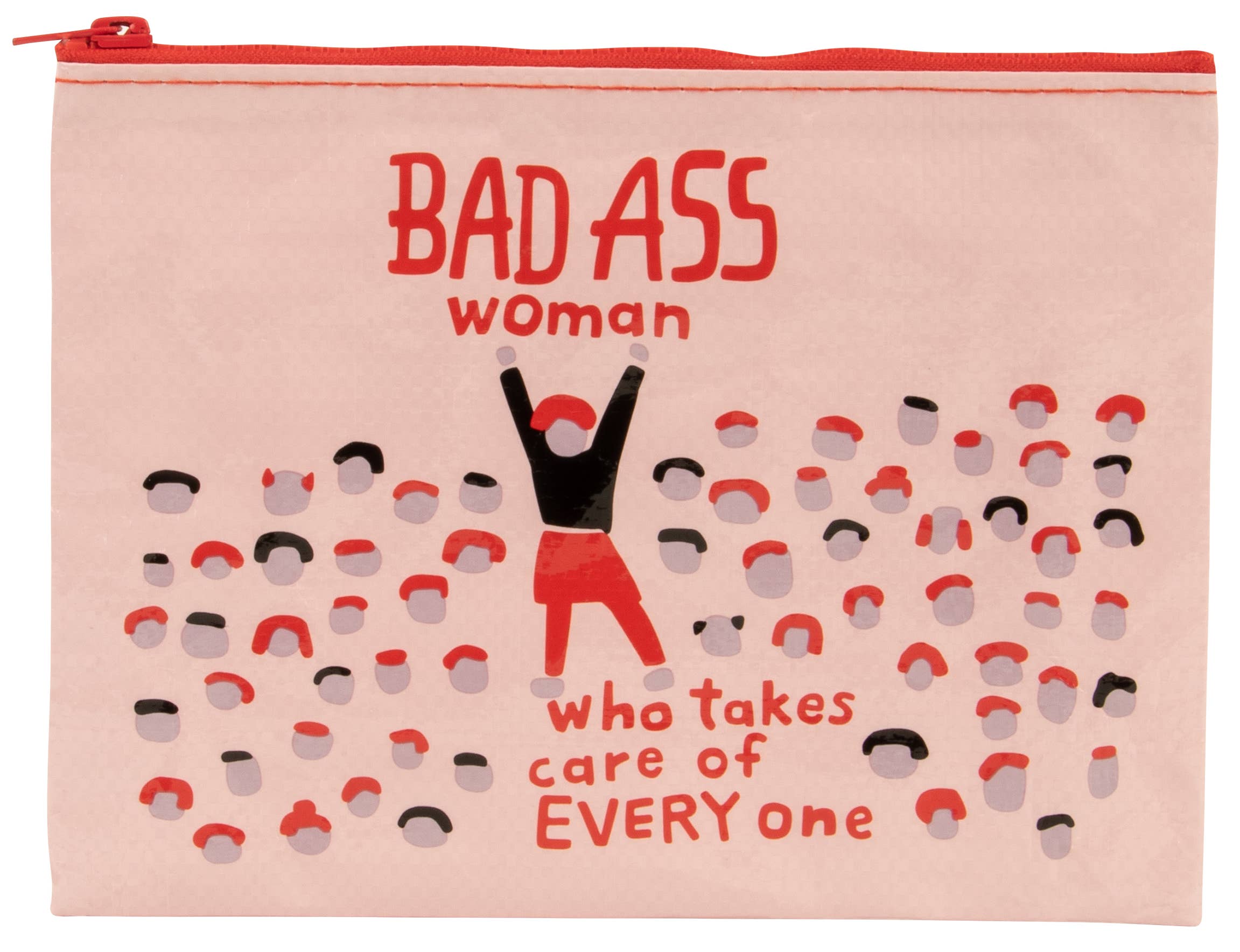 'Bad Ass Woman' Zipper Pouch