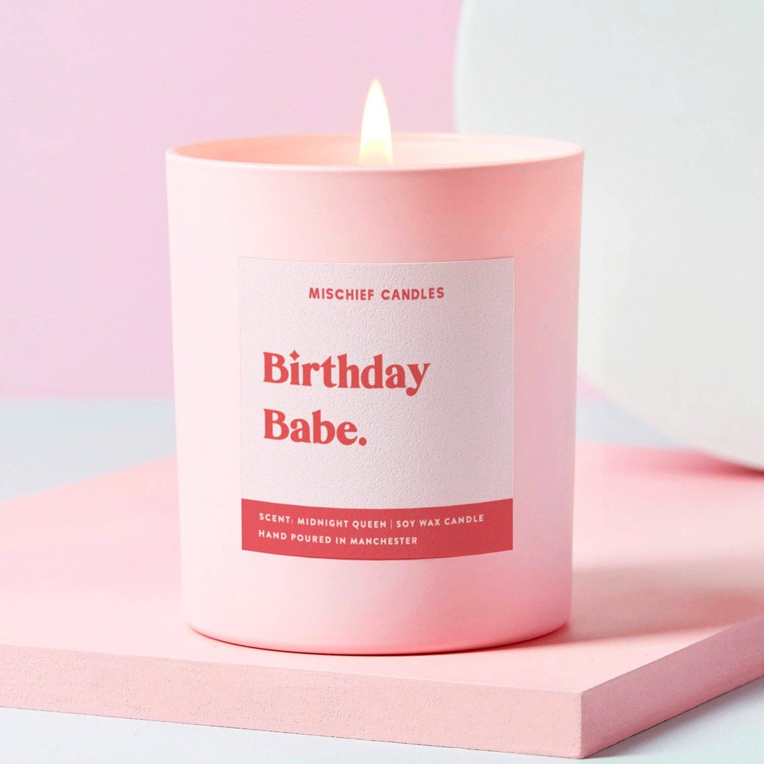'Birthday Babe' Scented Soy Wax Candle