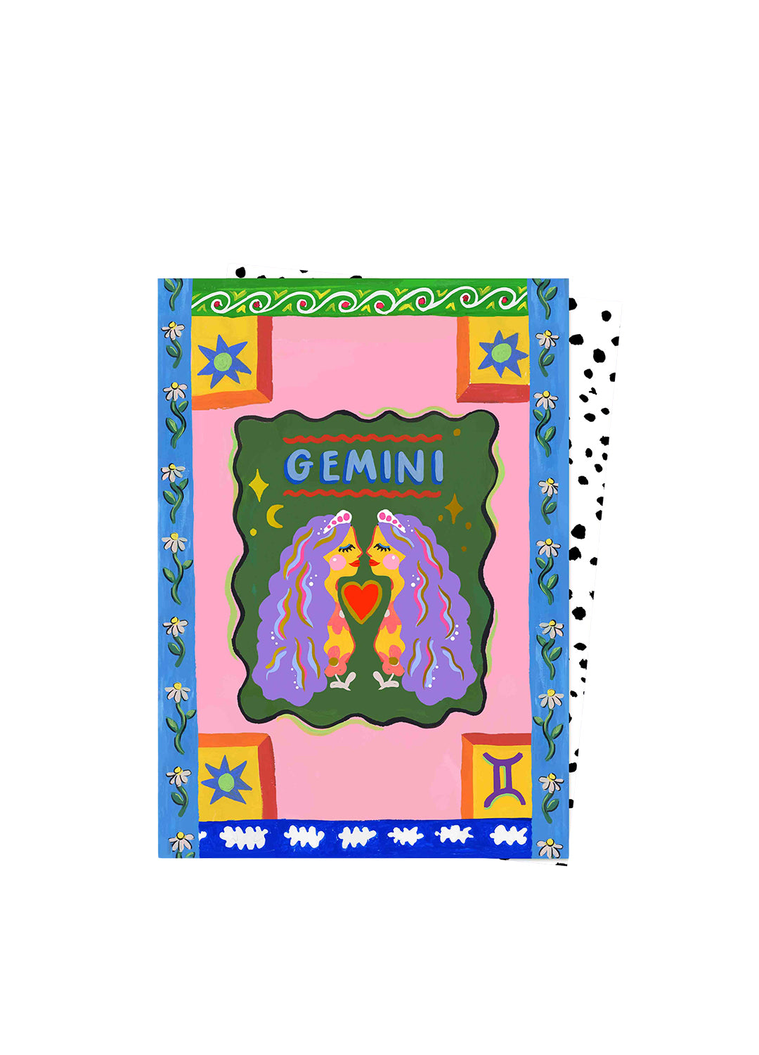 Gemini Zodiac Card