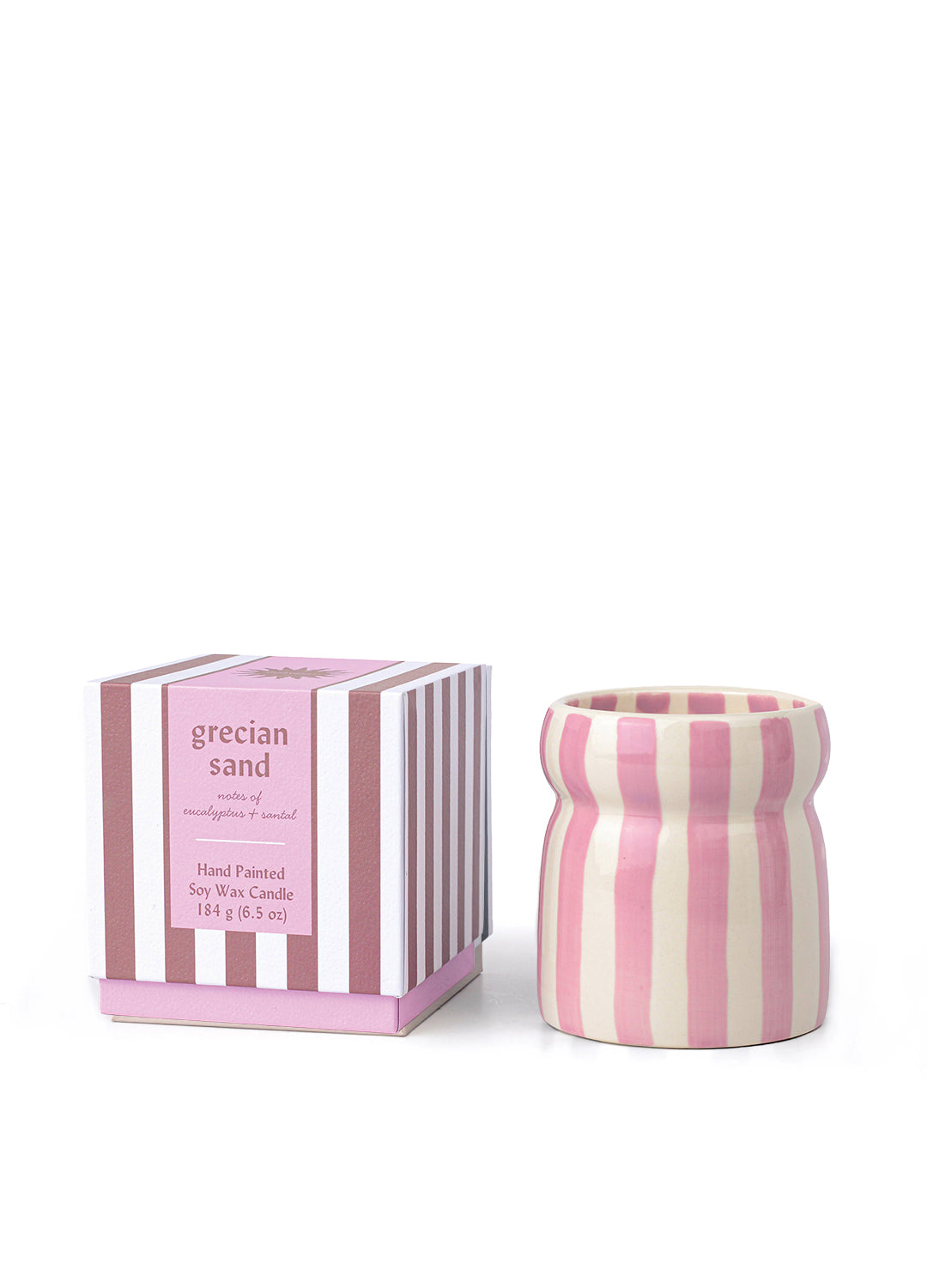 Paddywax Cabana Scented Soy Wax Ceramic Candle - Grecian Sand
