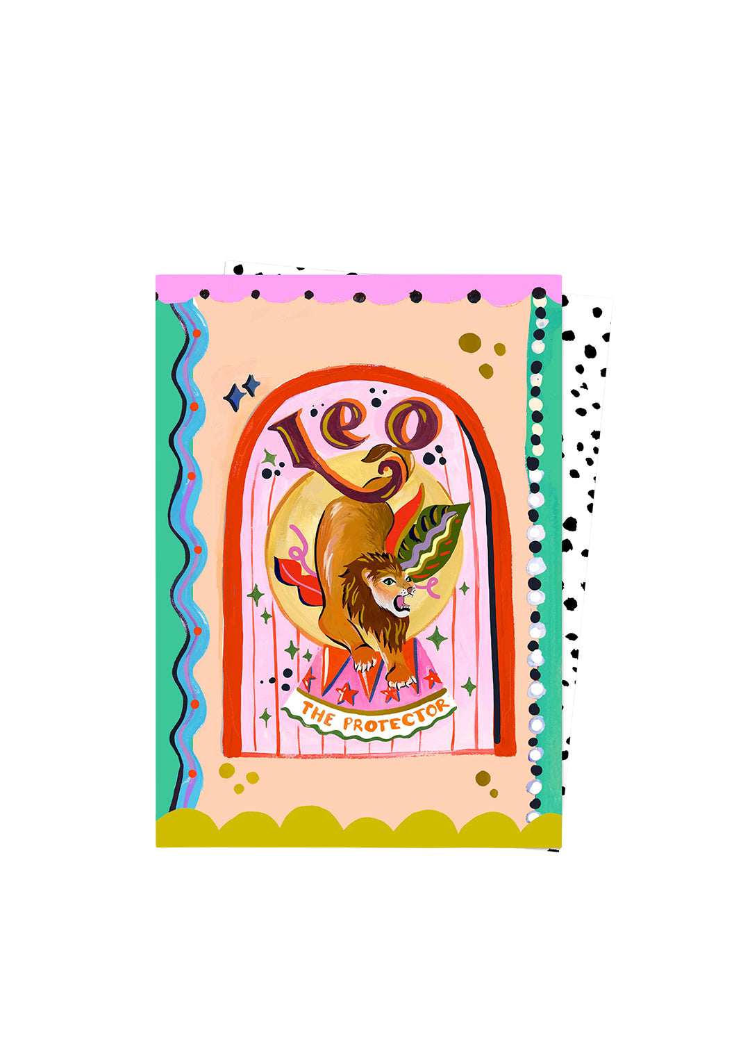 Leo Zodiac Card