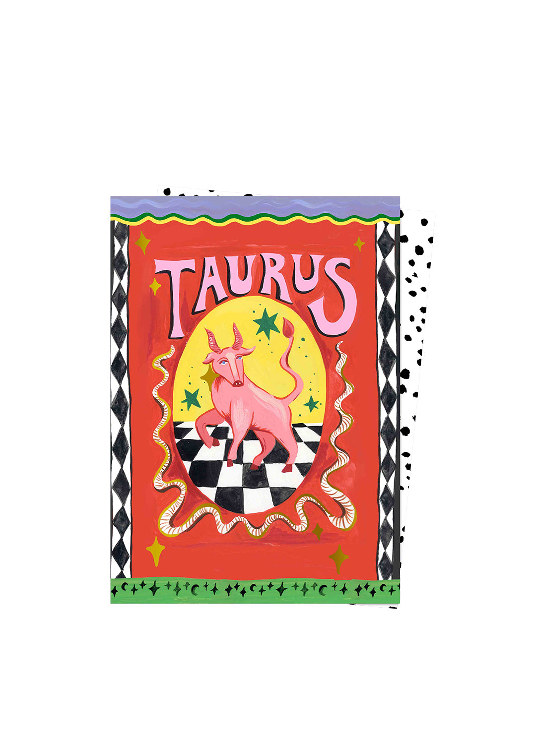 Taurus Zodiac Card