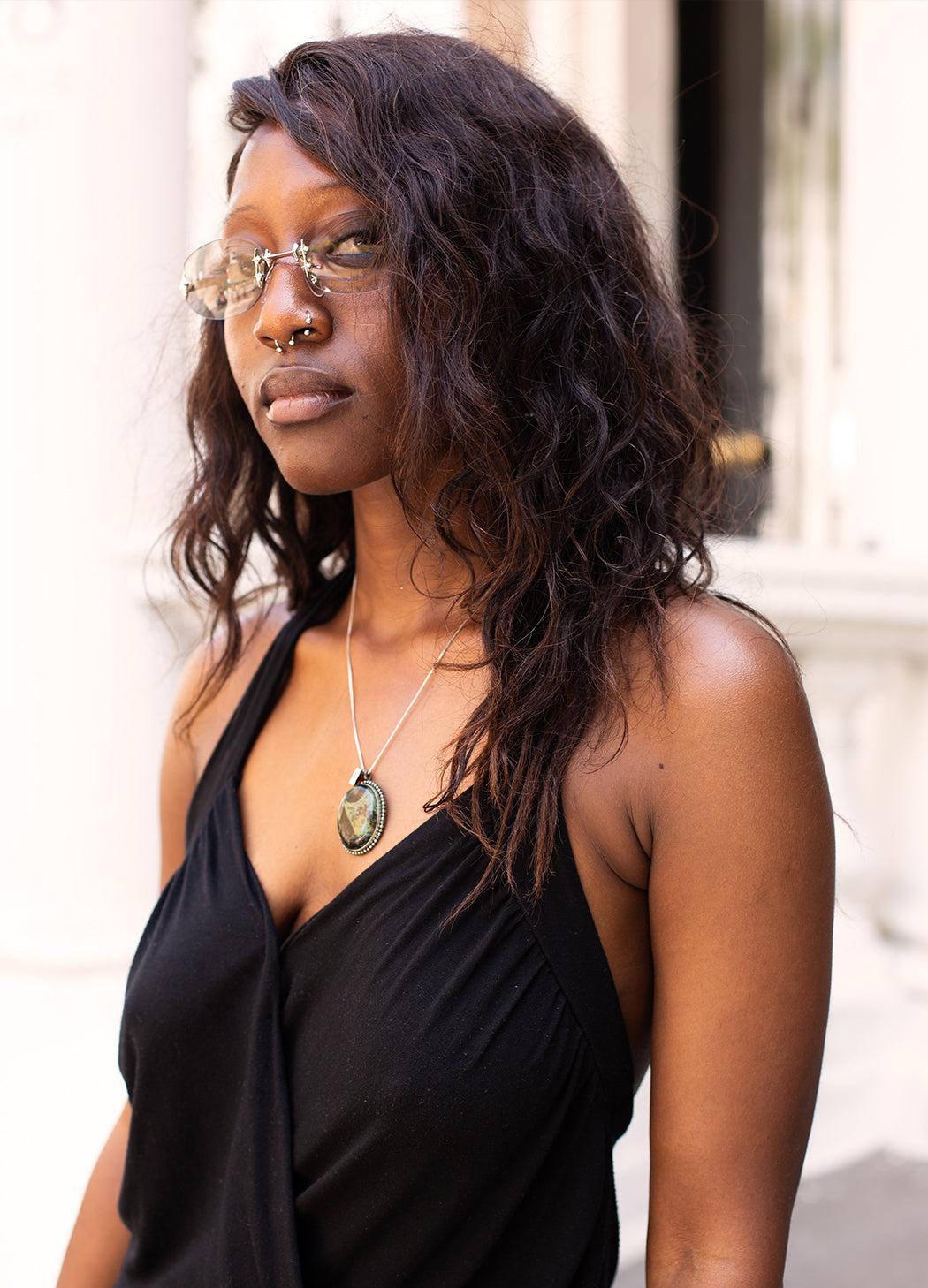 Zen Silver Sunglasses - Y2k Style, Clubwear, Festival | Good Fluff